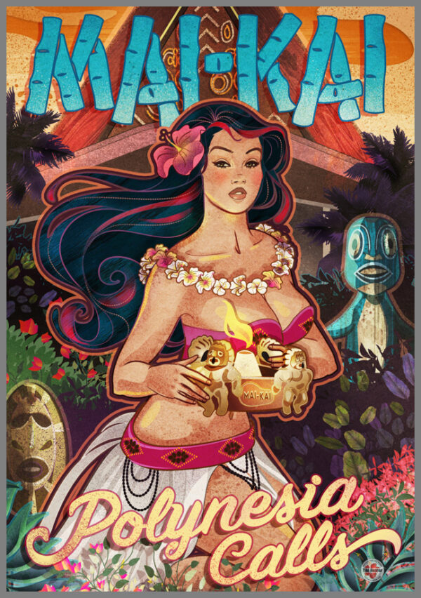 The Art of Kat Reeder - Mai-Kai - Mystery Girl - Art Poster #1