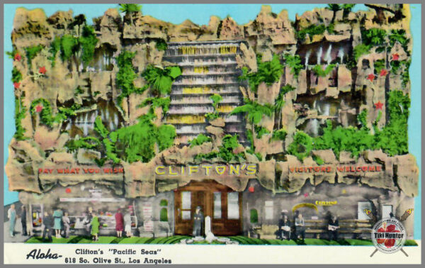 Clifton's Pacific Seas - Postcard Unposted #1