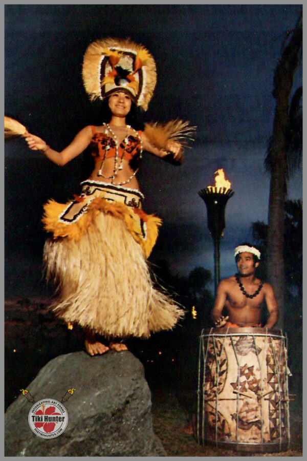 Disney Polynesian Luau - Postcard Unposted #1