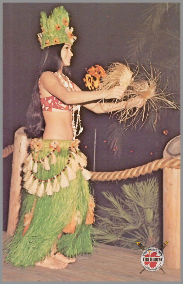 Disney Polynesian Luau - Postcard Unposted #2