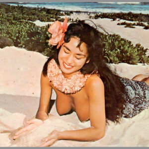 Topless Island Girl - Oahu Series - Postcard Unposted #1