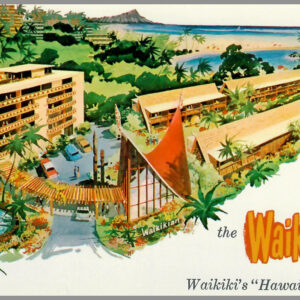 Waikikian Hotel - Postcard Unposted #1