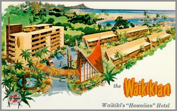 Waikikian Hotel - Postcard Unposted #1