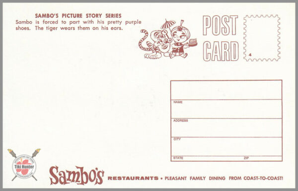 Sambo's Restaurant - Postcard Unposted #4