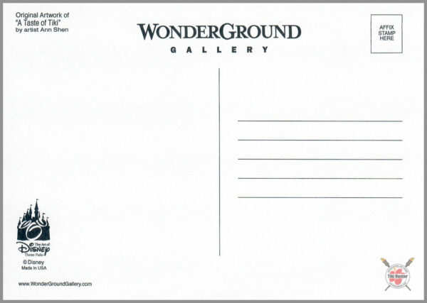 The Art of Ann Shen - Disney WonderGround Gallery - Postcard Unposted #1