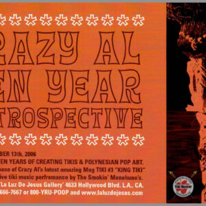 The Art of Crazy Al Evans - Bone Productions - Ad Card #3