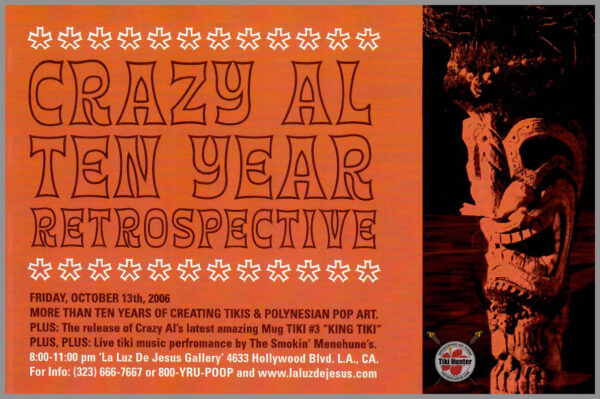 The Art of Crazy Al Evans - Bone Productions - Ad Card #3