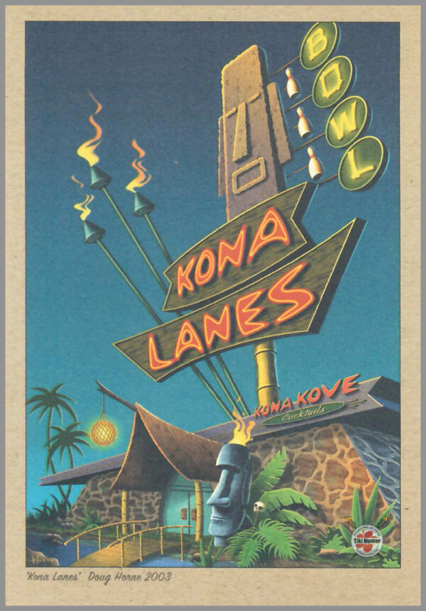 The Art of Doug Horne - Swamp Fire Lounge - Postcard Unposted #8