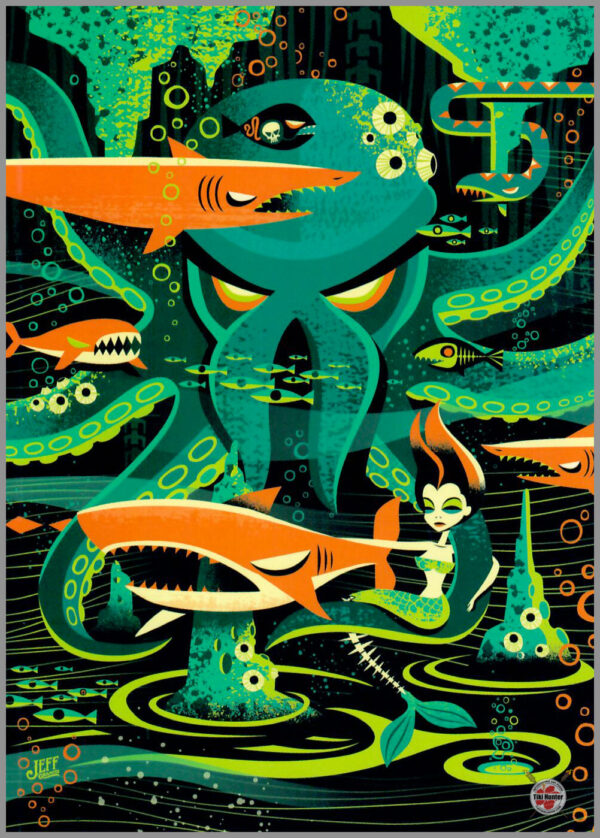 The Art of Jeff Granito - Tropical Tiki Twist - Art Print #1