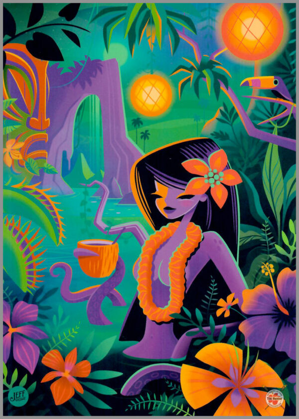 The Art of Jeff Granito - Tropical Tiki Twist - Art Print #2