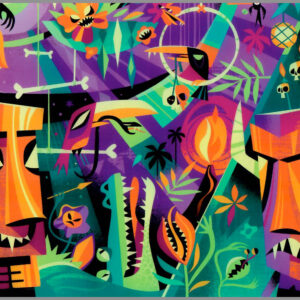 The Art of Jeff Granito - Tropical Tiki Twist - Art Print #4