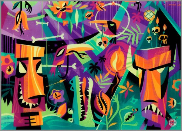 The Art of Jeff Granito - Tropical Tiki Twist - Art Print #4