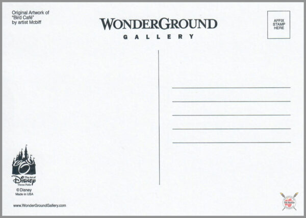 The Art of Mcbiff - Disney WonderGround Gallery - Postcard Unposted #1