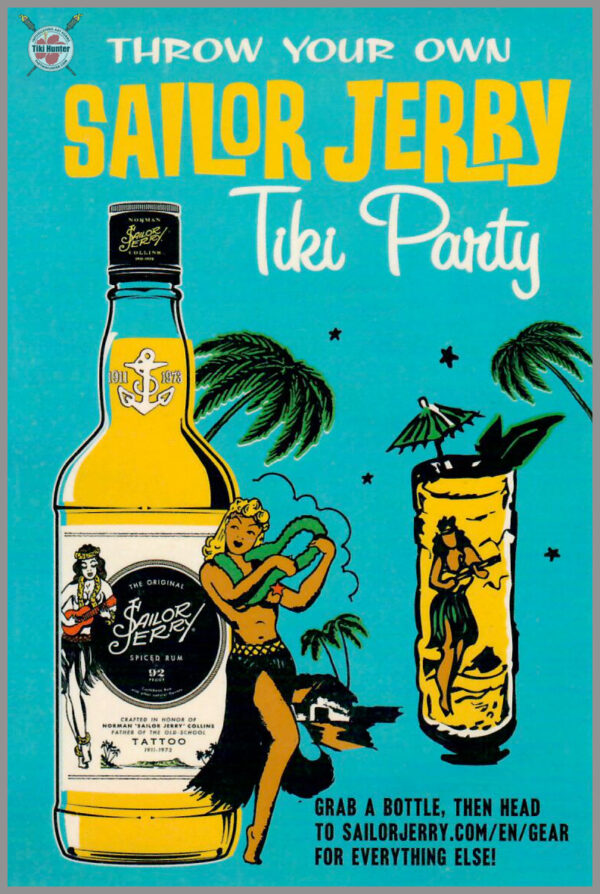 The Art of Norman Collins - Sailor Jerry - Ad Card #1