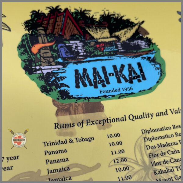 Mai-Kai - Tropical Drink Menu #1