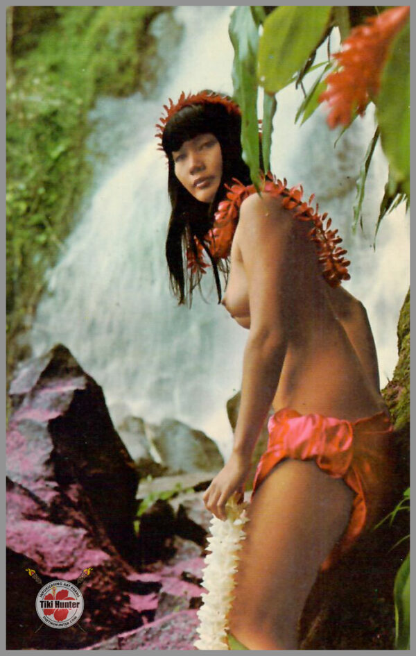 Topless Island Girl - Hawaii Series - Postcard Unposted #9