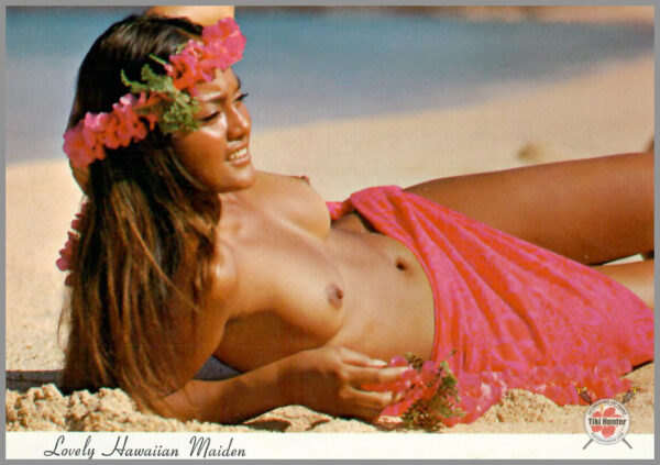 Topless Island Girl - Maui Series - Postcard Unposted #2