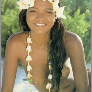 Topless Island Girl - Maui Series - Postcard Unposted #6