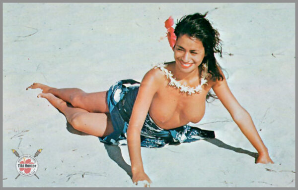 Topless Island Girl - Oahu Series - Postcard Unposted #2